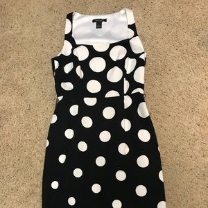 WHBM polka dot dress